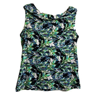 rafaella womens tops xl sleeveless boatneck